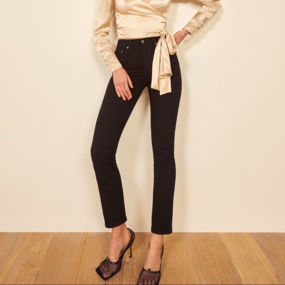Reformation Liza High Rise Straight Jeans